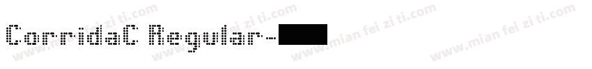 CorridaC Regular字体转换
